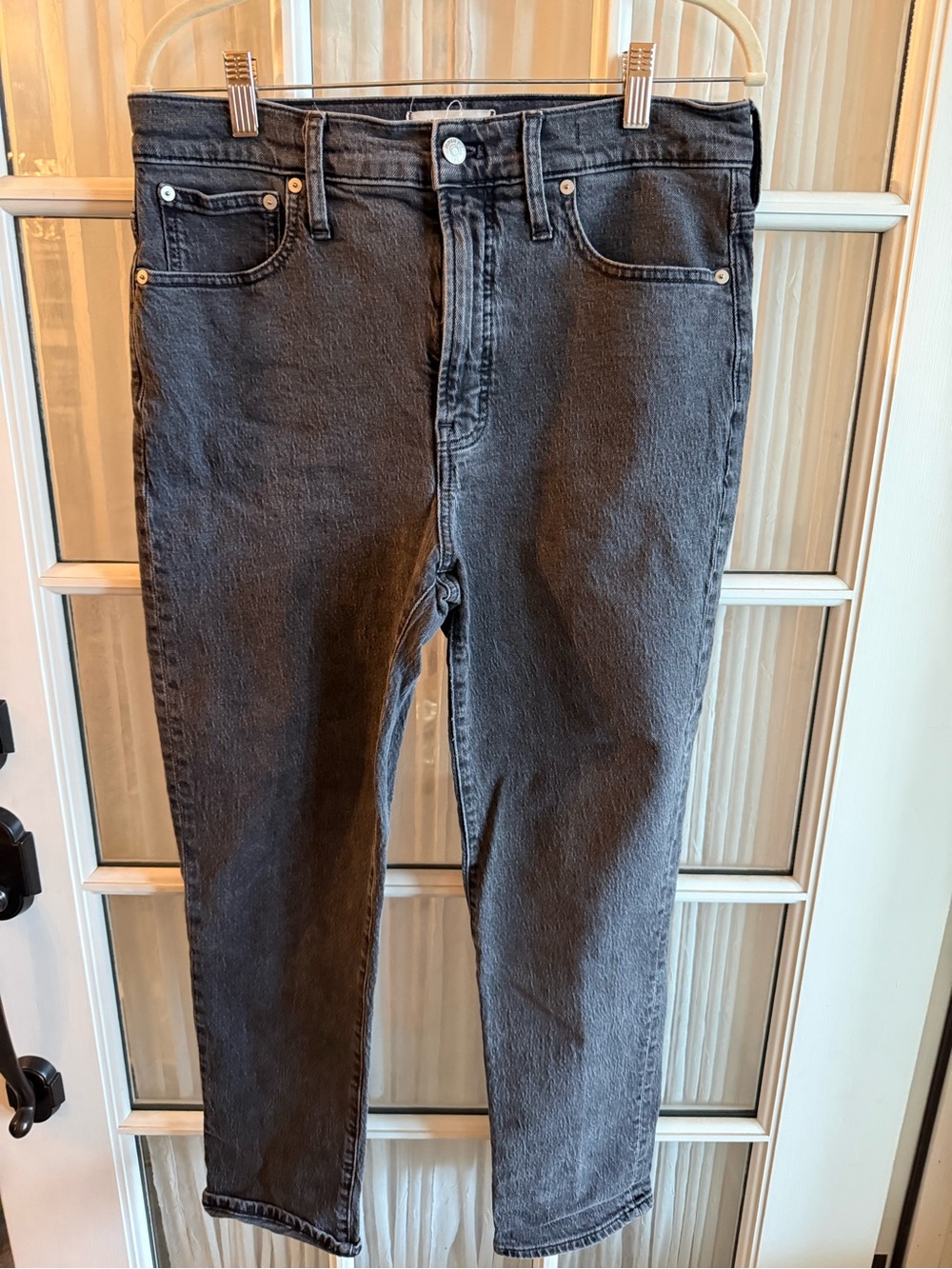 Madewell Jeans Womens Size 30 Black The Perfect Vintage Skinny High Rise